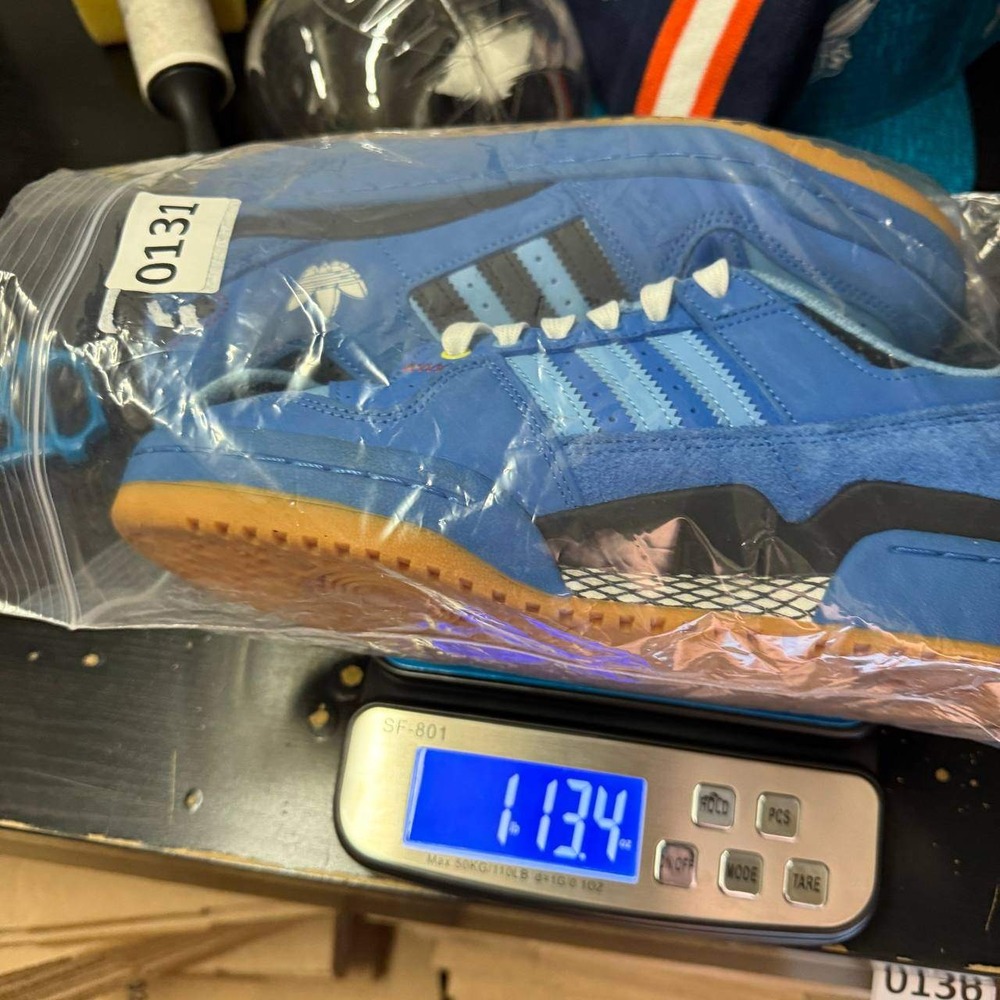 Adidas Originals Forum Low Sneaker Shoes Men 7 Blue Hebru‎ Brantley GZ4403 - Picture 10 of 10